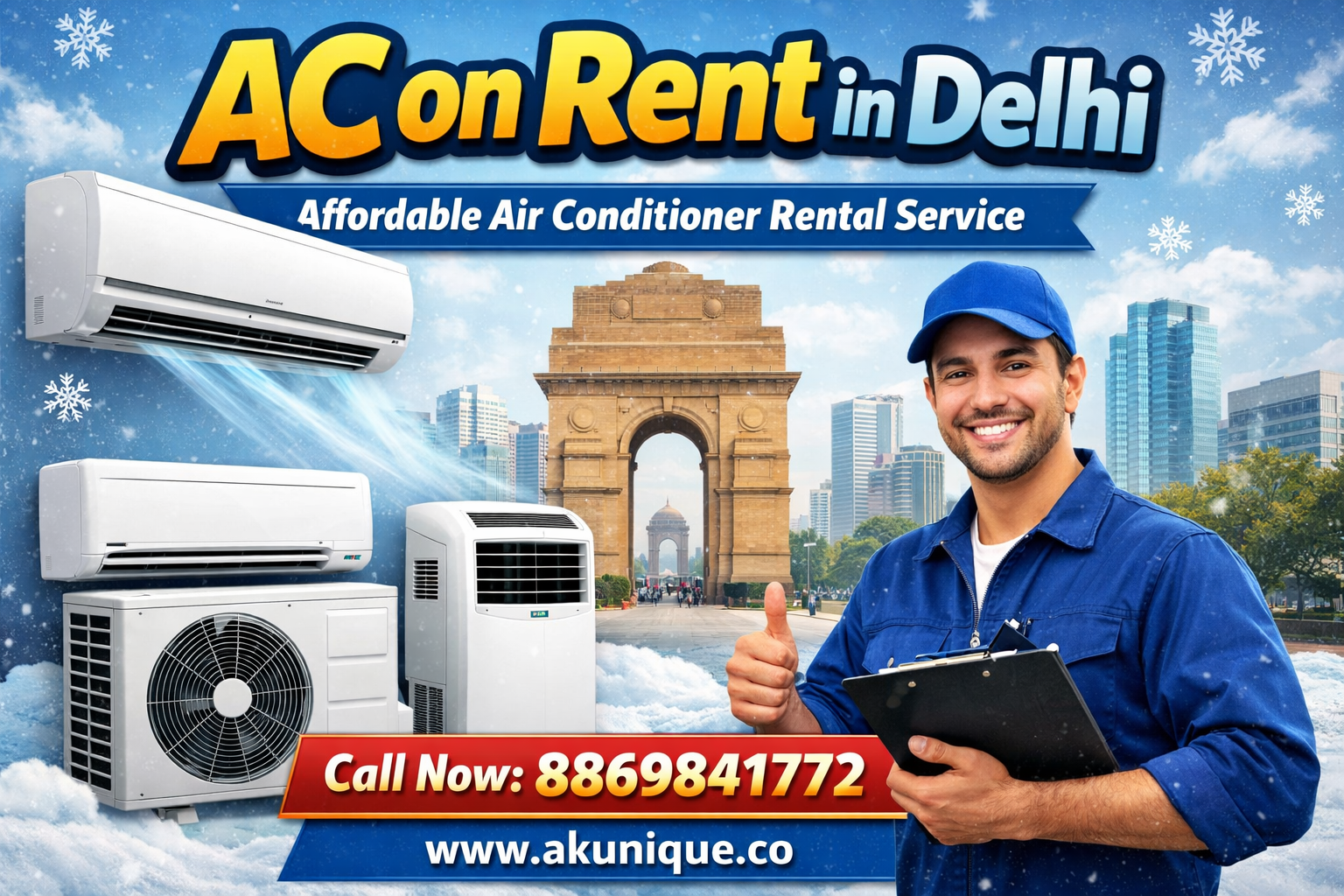 AC on Rent in Delhi