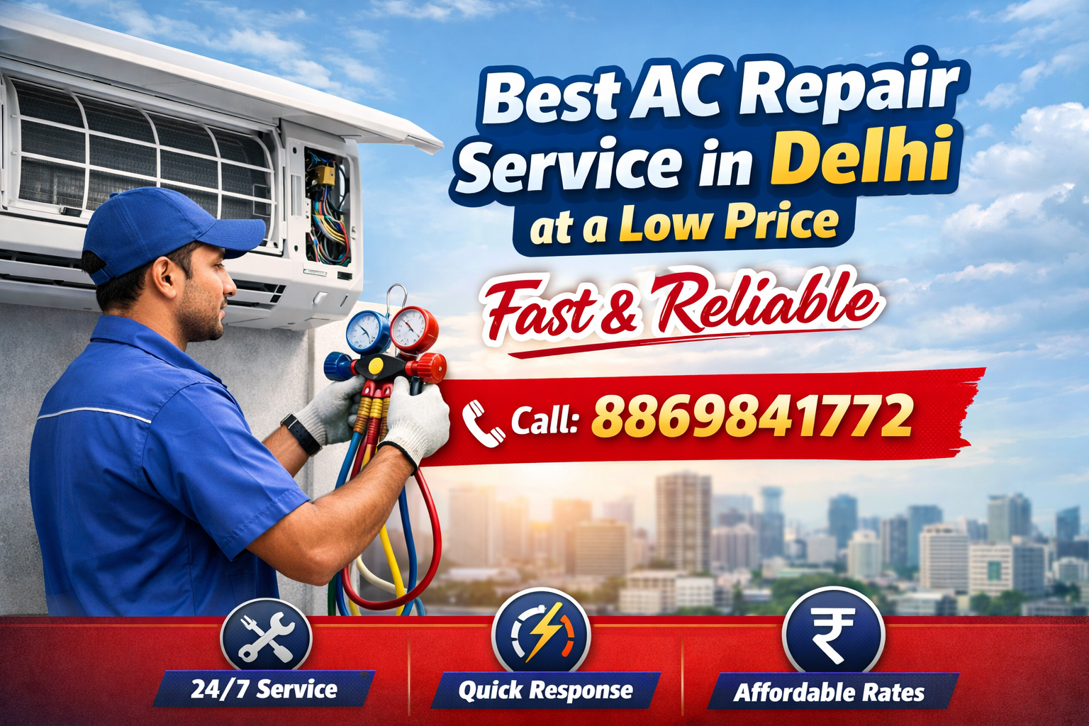 Affordable Best AC Repair Service in Delhi at Low Price