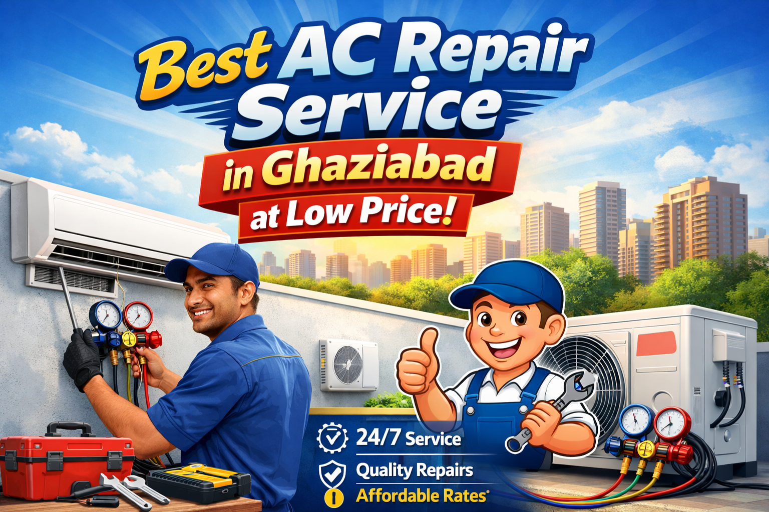 Best AC Repair Service in Ghaziabad at Low Price