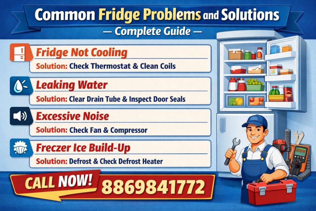 Common Fridge Problems and Solutions – Complete Guide