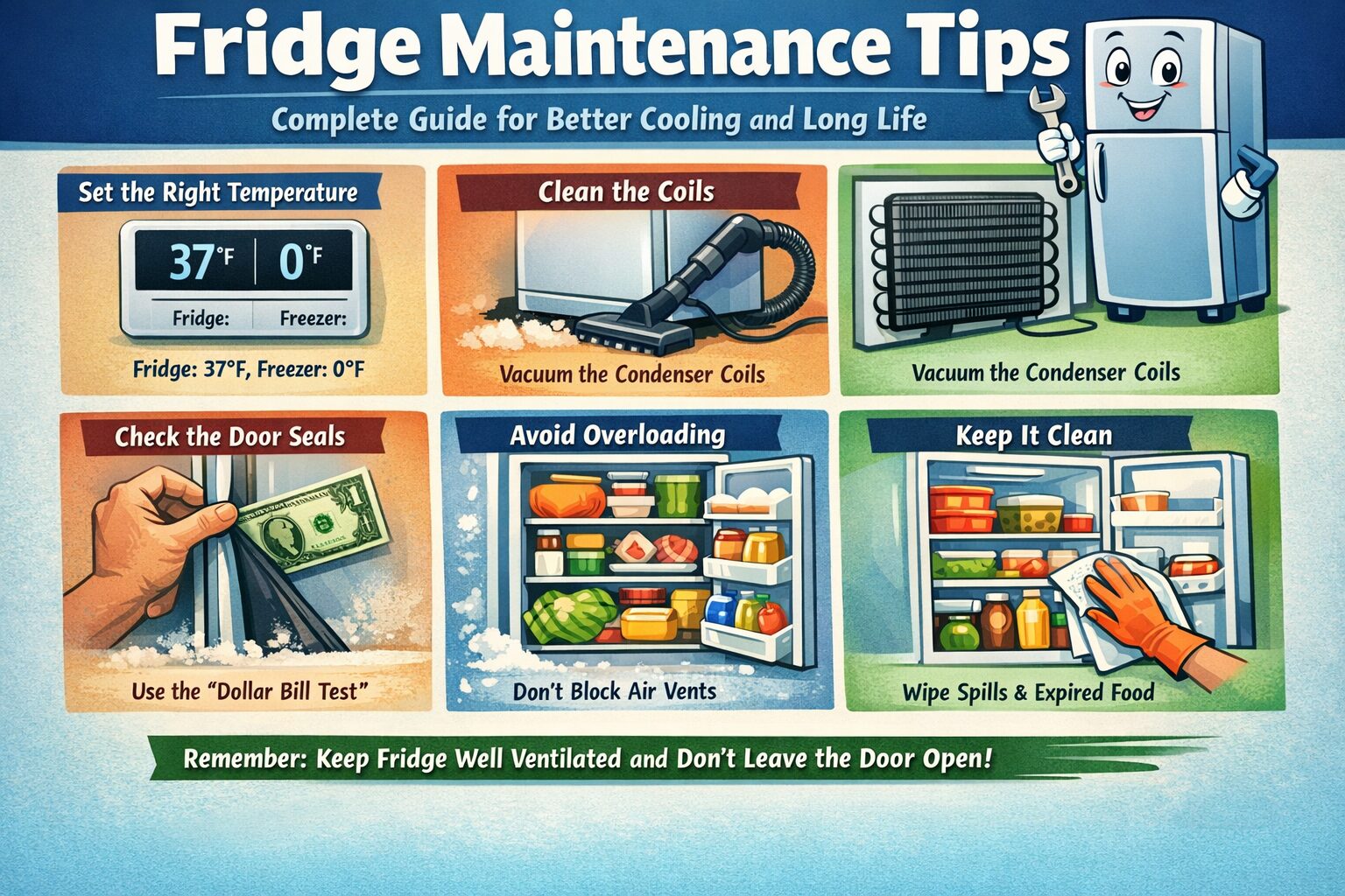 Fridge Maintenance Tips