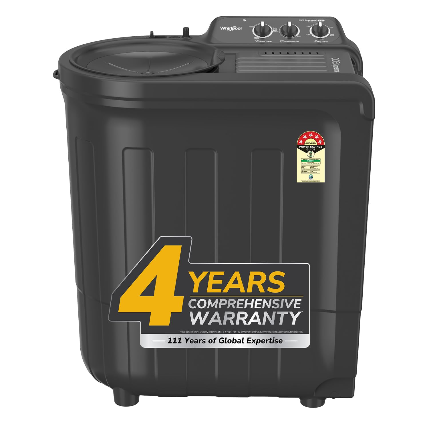 Whirlpool 7.0 Kg 5 Star MAGIC CLEAN Semi-Automatic Top Loading Washing Machine, 4 Year Comprehensive Warranty, 1400 RPM Motor, 5 Year Motor Warranty)