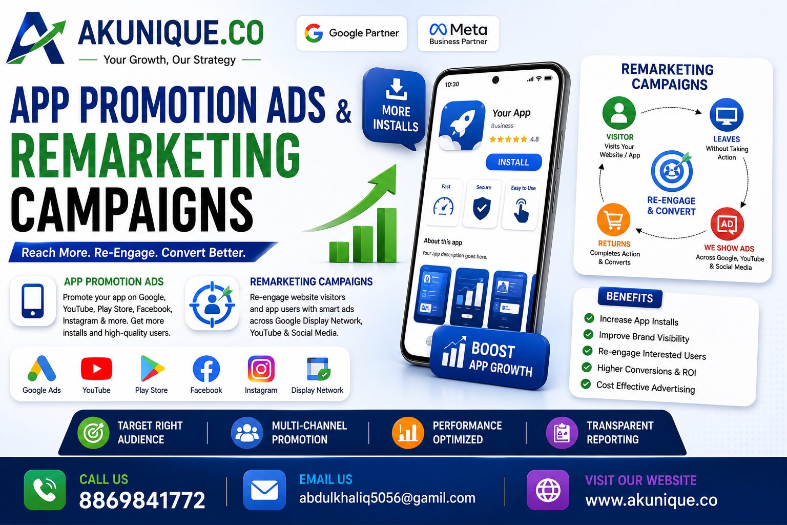 App Promotion Ads & Remarketing Campaigns