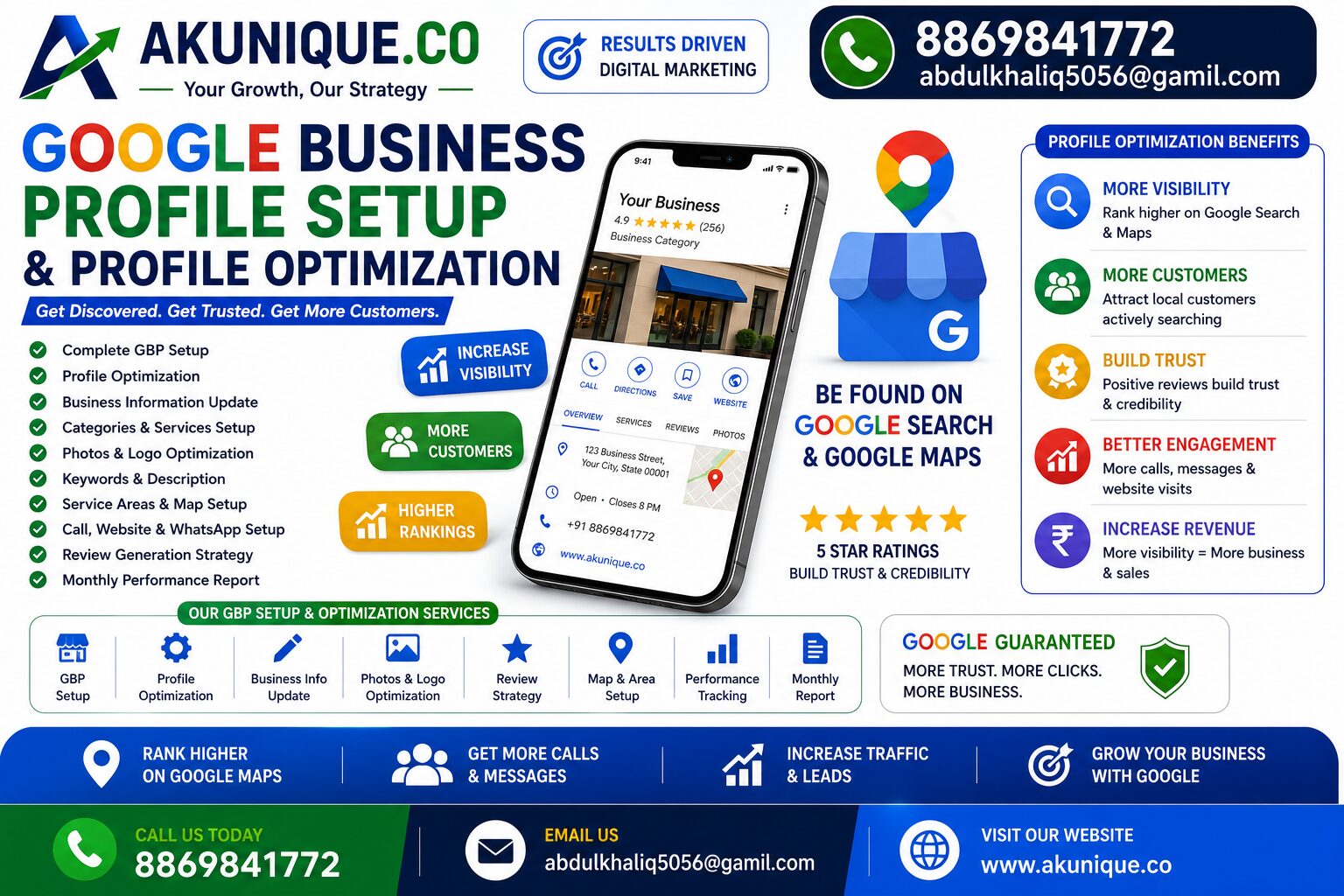 Business Profile Setup & Profile Optimization