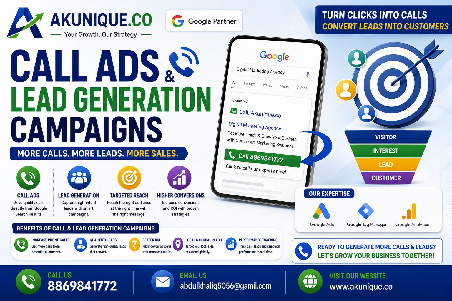 Call Ads & Lead Generation Campaigns